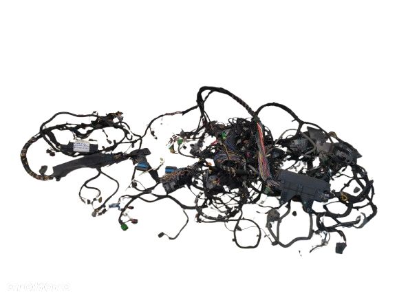 JAGUAR XF X260 2.0 PRZEWODY KABLE INSTALACJA WIĄZKA WNĘTRZA AUTOMAT LAMPY XENON EUROPA ORYGINAŁ - 1