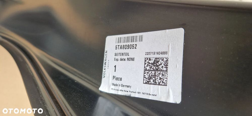 VW TOURAN III 5TA 15- PRAWY PRÓG SŁUPEK NOWY ORYGINAŁ - 7