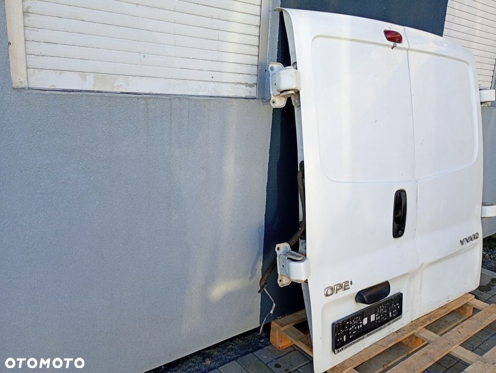 drzwi tylne lewe prawe tył kompletne białe opel vivaro a trafic ii primastar 2001-2014 komplet - 6