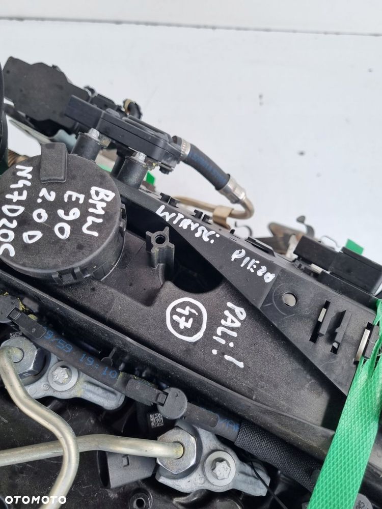 SILNIK KOMPL BMW E90 E91 E92 2.0 D DIESEL wtryski piezoelektryczne N47D20C - 13