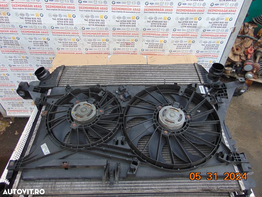 Radiator Renault Master radiatoare apa clima intercooler ventilatoare 2.3 euro 6 opel movano - 6