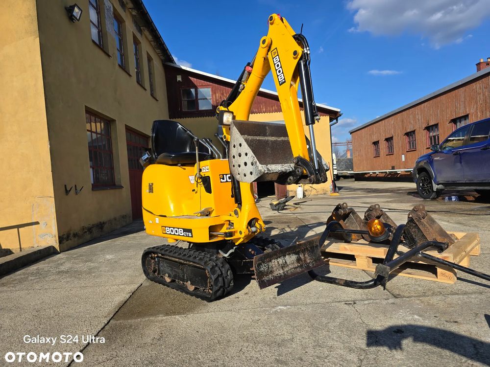 JCB Jcb 8008 cts 2018 rok tylko 207 moto godzin jak NOWA 4 Łyżki ideał dostawa - 15