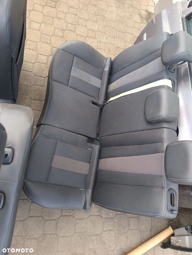 Fotel fotele tapicerka boczki megane III PÓŁ SKÓRA - 9
