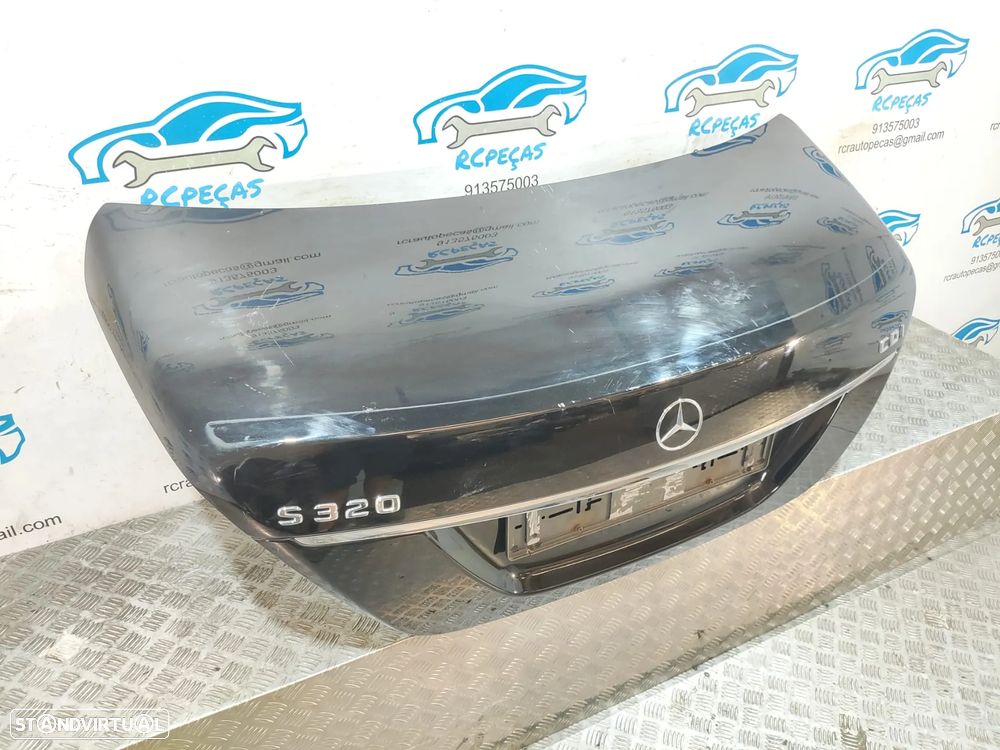 Porta Tampa Mala Mercedes Benz Class S W221 Fecho Puxador - 5