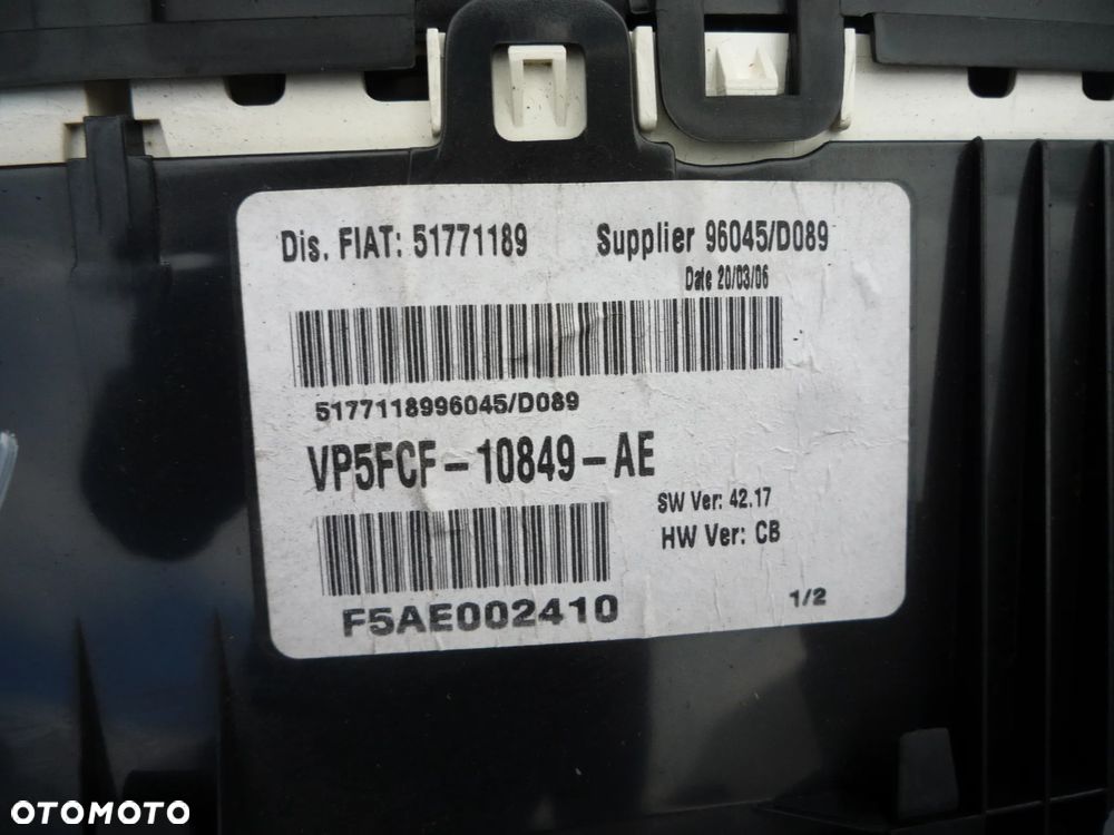 FIAT STILO 1.8 16V IMMO ZESTAW STARTOWY 55195500 - 6