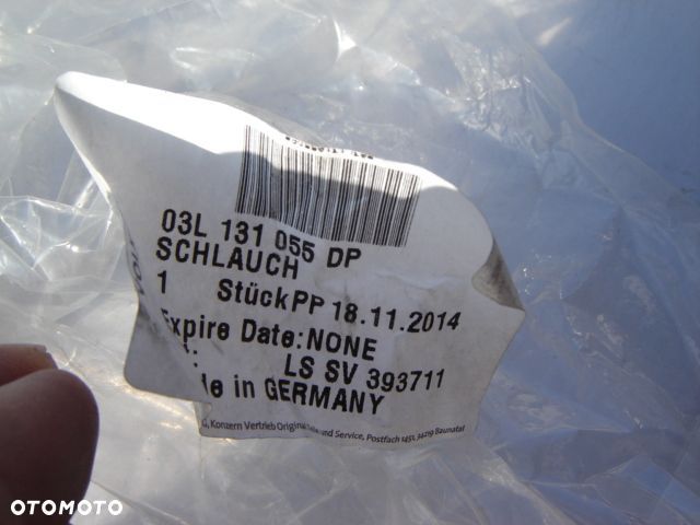 VW WĄŻ Z ZAWOREM 03L131055 DP NOWY ORYGINAŁ - 2