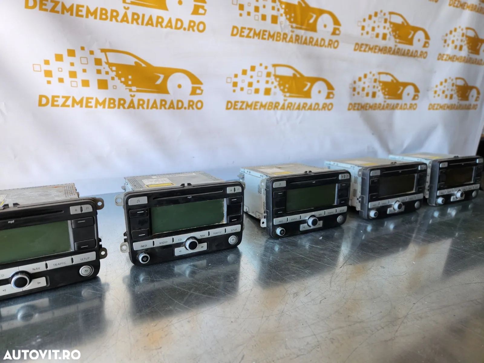 Radio Cd Player MP3 Vw Golf 5 Passat B6 Touran Jetta Caddy - 2