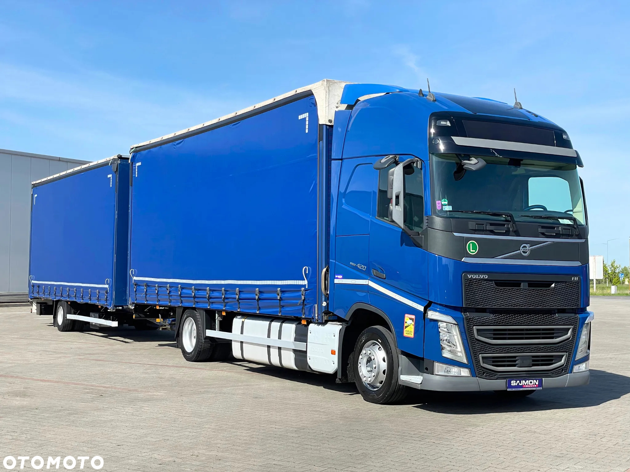 Volvo FH 420 / ZESTAW TANDEM 120M3 / PRZEJAZDOWY / SALON PL - 2