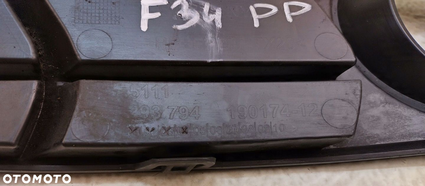 BMW 3 GT F34 13-16 PRZED LIFT PRAWA RAMKA HALOGENU RAMKA ZDERZAKA 7293794 - 4