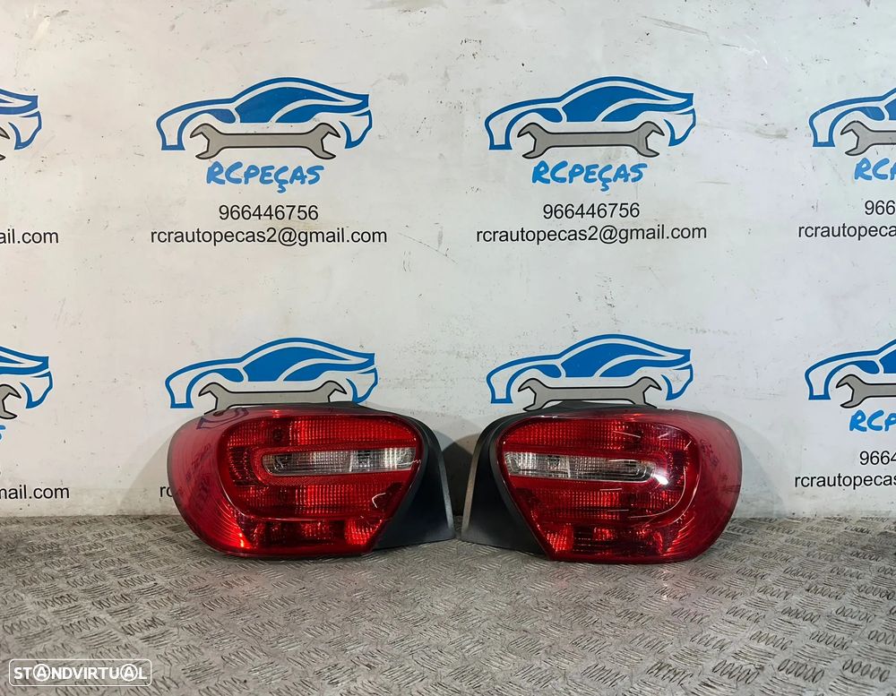 .Conjunto Farolins Tras Traseiros Esquerdo Direito Originais Mercedes Benz Classe A W176 2012 - 2018 - 1