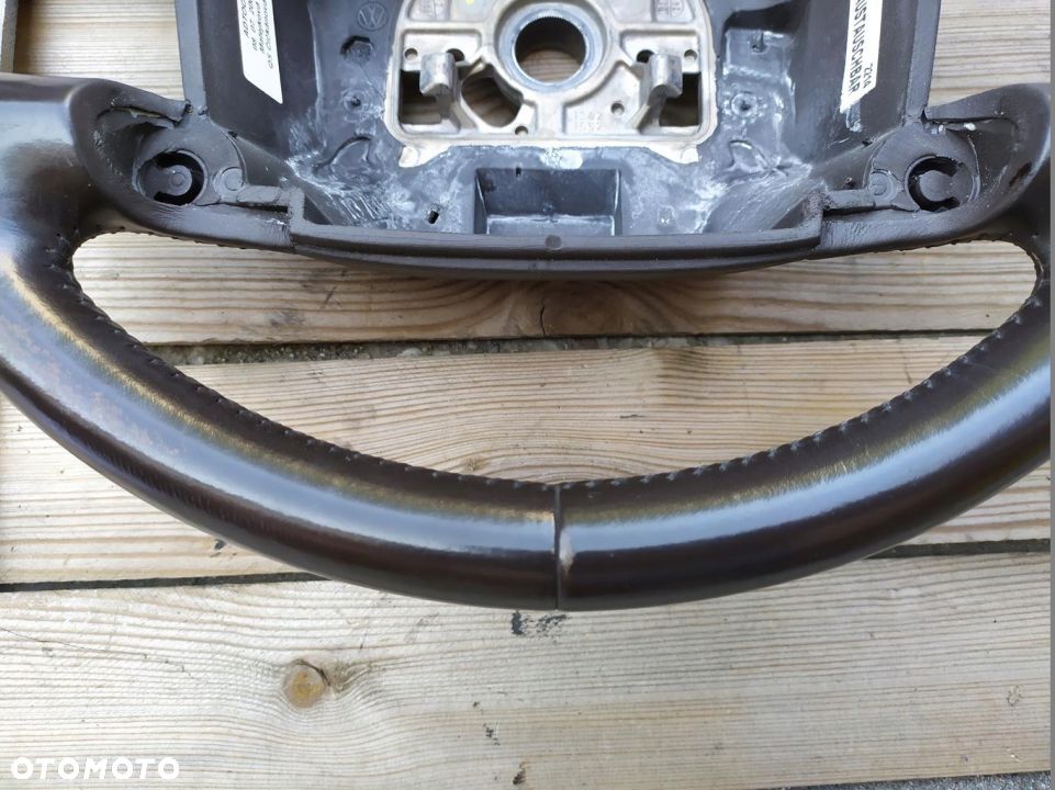 VOLKSWAGEN PHAETON KIEROWNICA BRĄZOWA BRAUN - 3