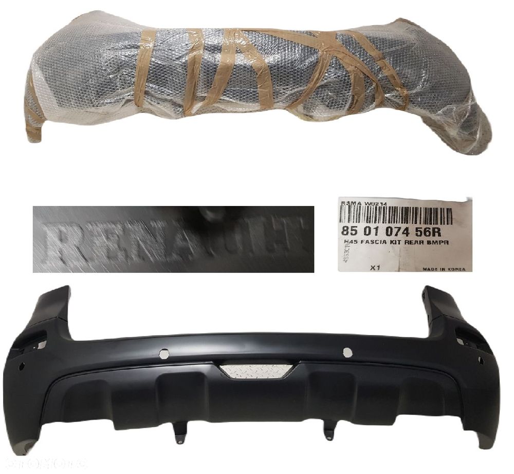 FABRYCZNIE NOWY ORYGINALNY ZDERZAK TYLNY TYŁ RENULT KOLEOS I 1 07-15 4xPDC 85022-JY04H - 1