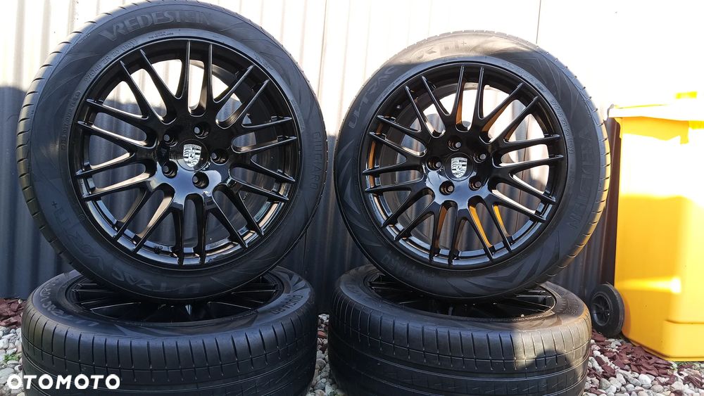 PORSCHE CAYENNE 20 5x130 Model Spyder Oryginalne Koła Felgi Opony Letnie - 10