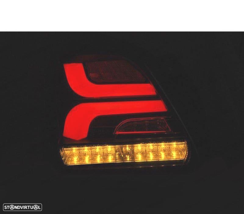 CONJUNTO DE FAROLINS PARA SUZUKI SWIFT VI 17- LED BAR LEDS INDICADORES DINÂMICOS VERMELHOS FUMADO - 2