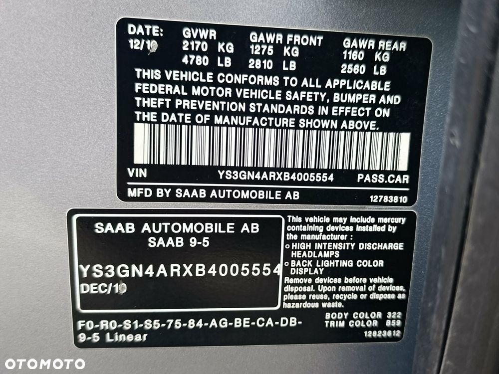 Saab 9-5 2.0T Linear - 41