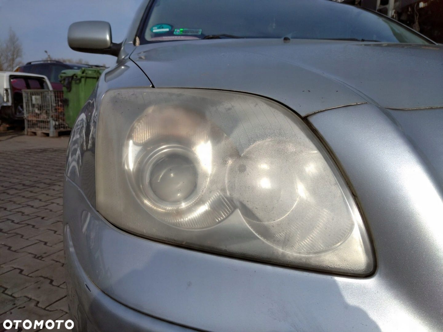 TOYOTA AVENSIS T25 03-06 ZDERZAK PRZÓD MASKA BŁOTNIK LAMPA PAS PRZEDNI 1C0 - 5