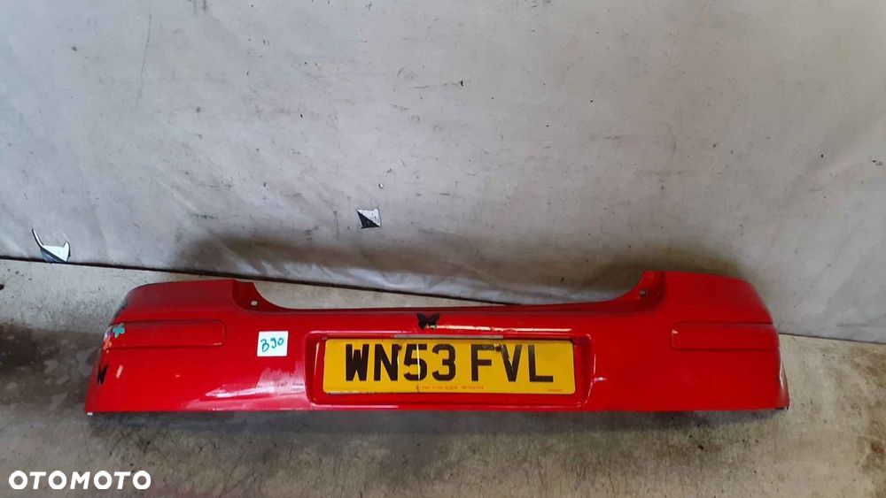 $ ZDERZAK TYŁ TYLNY GÓRNA CZĘŚĆ TOYOTA YARIS I 1 3P0 CZERWONY - 1