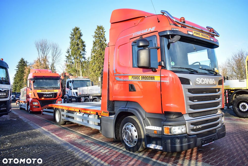 Scania R 370 / Autolaweta/ Pomoc drogowa/ Najazd 8.10m. / Wciągarka/ Sprowadzona z Niemiec ! - 28