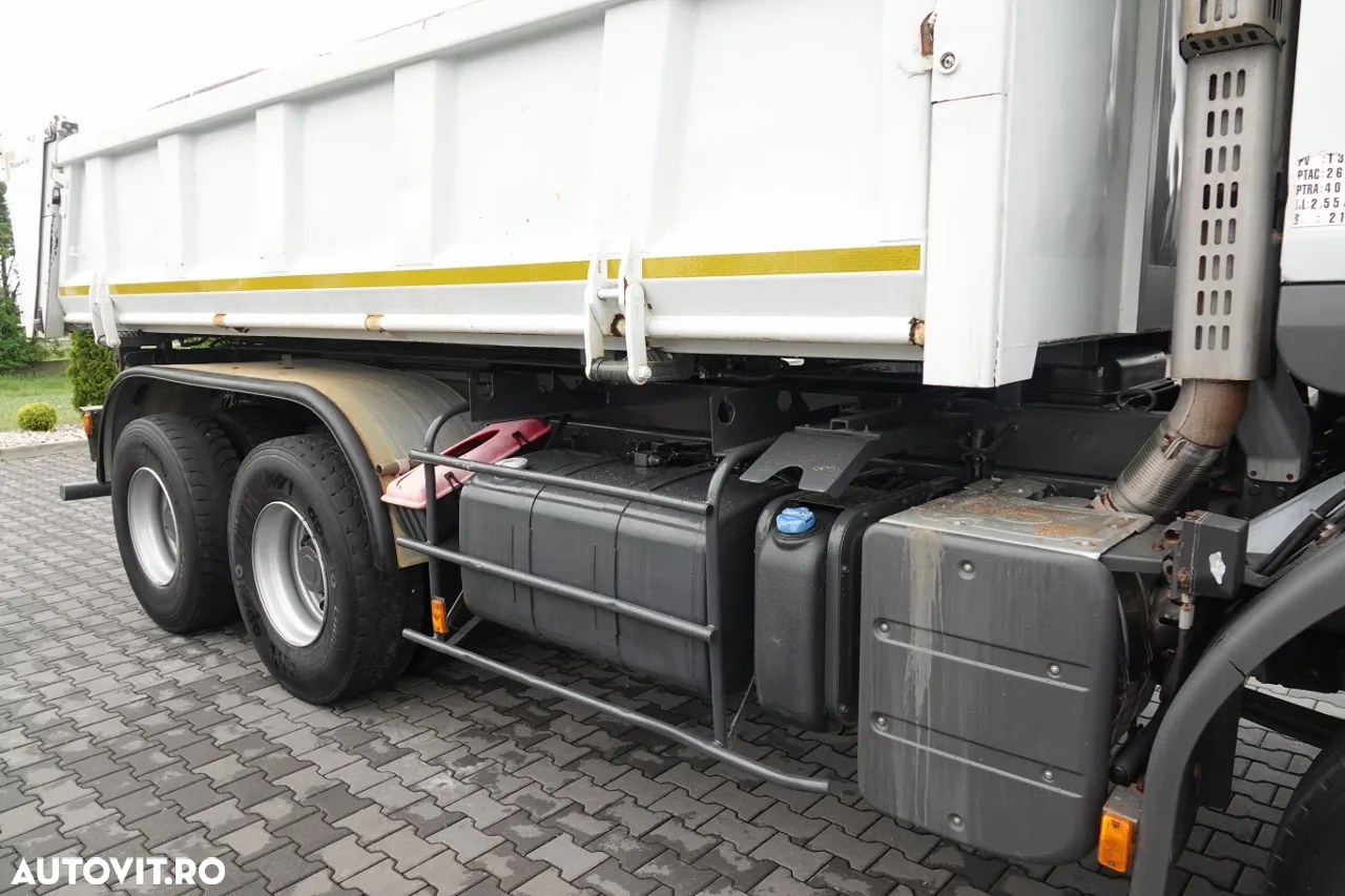 Renault KERAX 410 / 6x4 / 3-SIDE TIPPER / 2X HYDROBORTA / HYDROKLAPA / BORDMATIC / MANUAL / IMPORTAT - 21