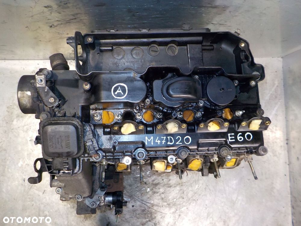 BMW 5 E60 SILNIK 2.0 D 163 KM M47D20 + POMPA 0445010045 7788670 - 11