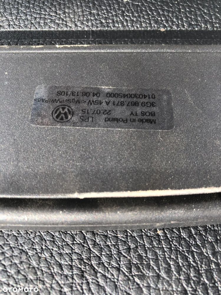 VW PASSAT B8 KOMBI ROLETA BAGAŻNIKA 3G9867871A - 2