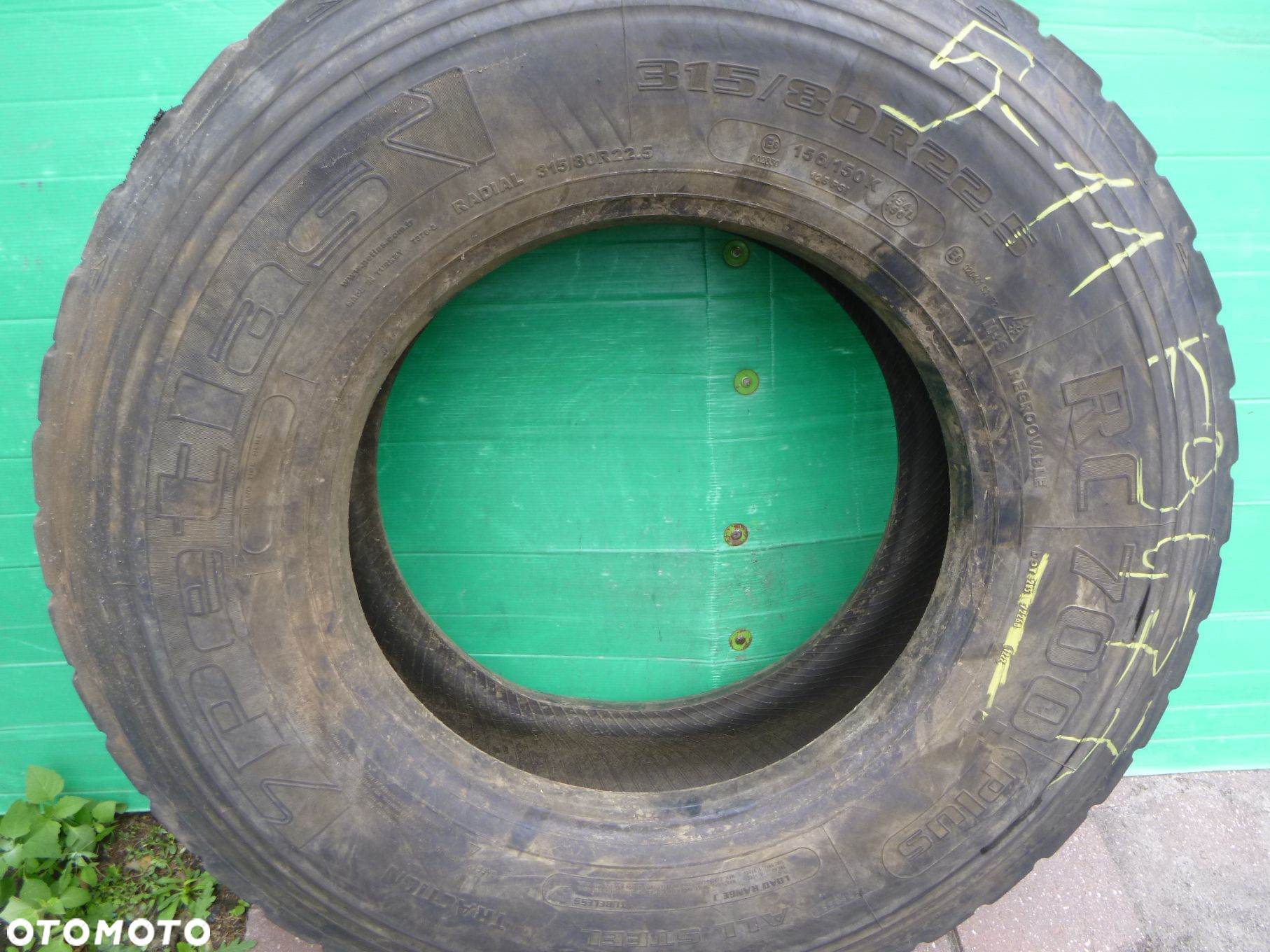 Opona ciężarowa 315/80r22.5 Petlas RC700 PLUS. Opony ciężarowe - 3