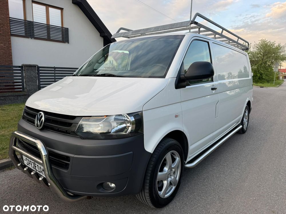 Volkswagen TRANSPORTER L2H1 LIFT Długi Klima Duże Radio Tempomat Furgon 3os. Rury - 1