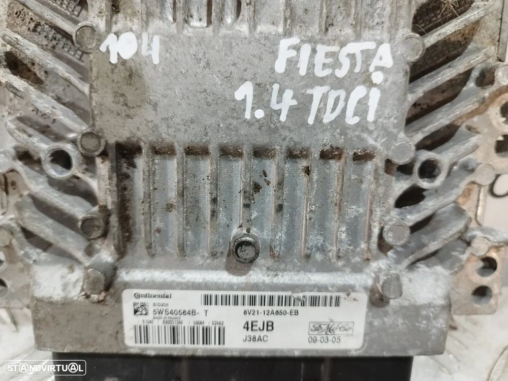 Centralina ECU motor Continental Ford Fiesta 1.4 TDCI - 5