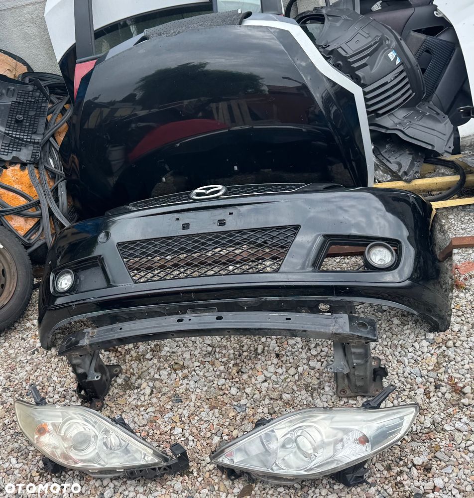 Mazda 5 CR Lift 2008/2010r Grill atrapa kratka środkowa zderzak spryskiwacz lampy przed stan b.dobry Europa zwykle i xenon ksenon ślizg wygłuszenie maski zderzak zaślepka haka pompka spryskiwaczy  spryskiwacze lamp  halogeny kratki  Grill osłoną silnika przetwornica błotnik belka wzmocnienie i dużo innych Czesci do mazdy 5 CR !!! - 19