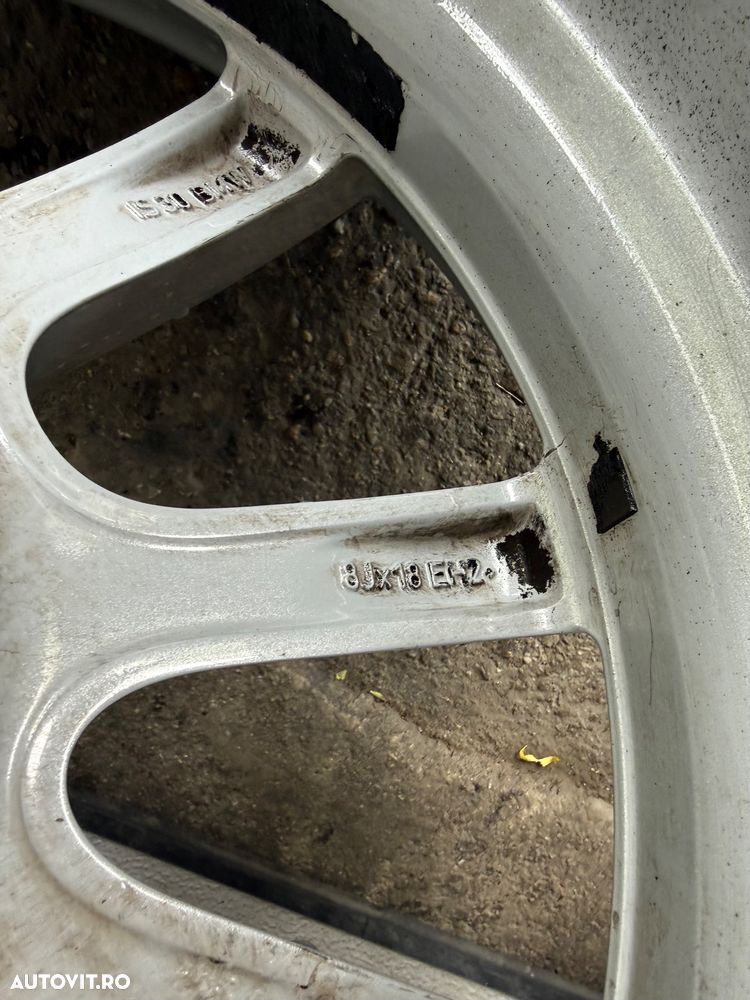 Set Jante Originale BMW pe 18" (Style 328) cu Senzori Presiune - F10, F11, F30, F31 -Rotile sunt in stare tehnica optima - 6