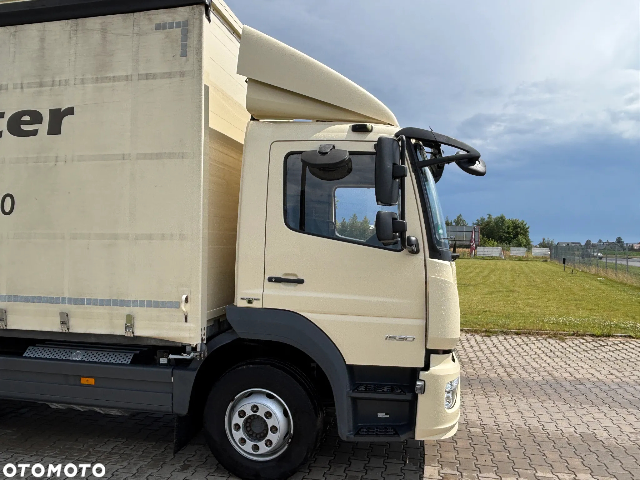 Mercedes-Benz ATEGO 1530 15 T DMC , firanka , możliwość windy, z Niemiec, klimatyzacja - 6