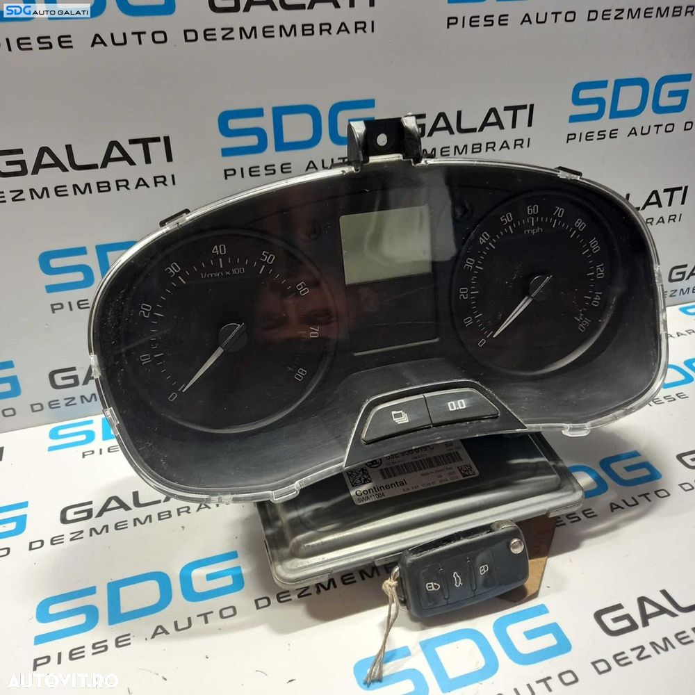 Kit Pornire ECU Calculator Motor Cip Cheie Ceas Ceasuri Bord Cu Imobilizator Skoda Fabia 2 1.2 CGPA 2007 - 2014 Cod 03E906019C [1115] - 3