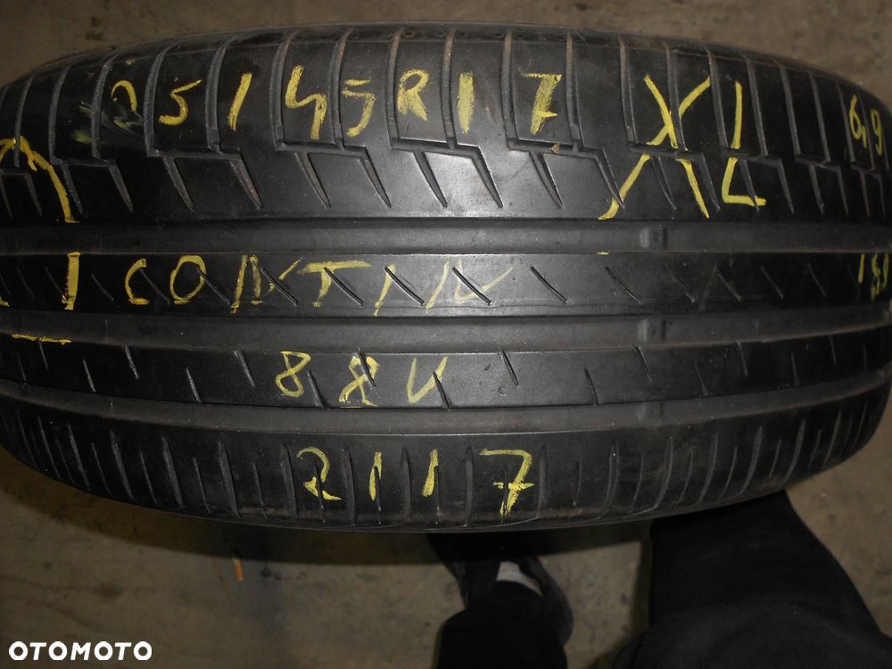 OPONY 205/45R17 CONTINENTAL PREMIUM CONTACT 6 XL DOT 1519 / 2117 7.9MM - 3
