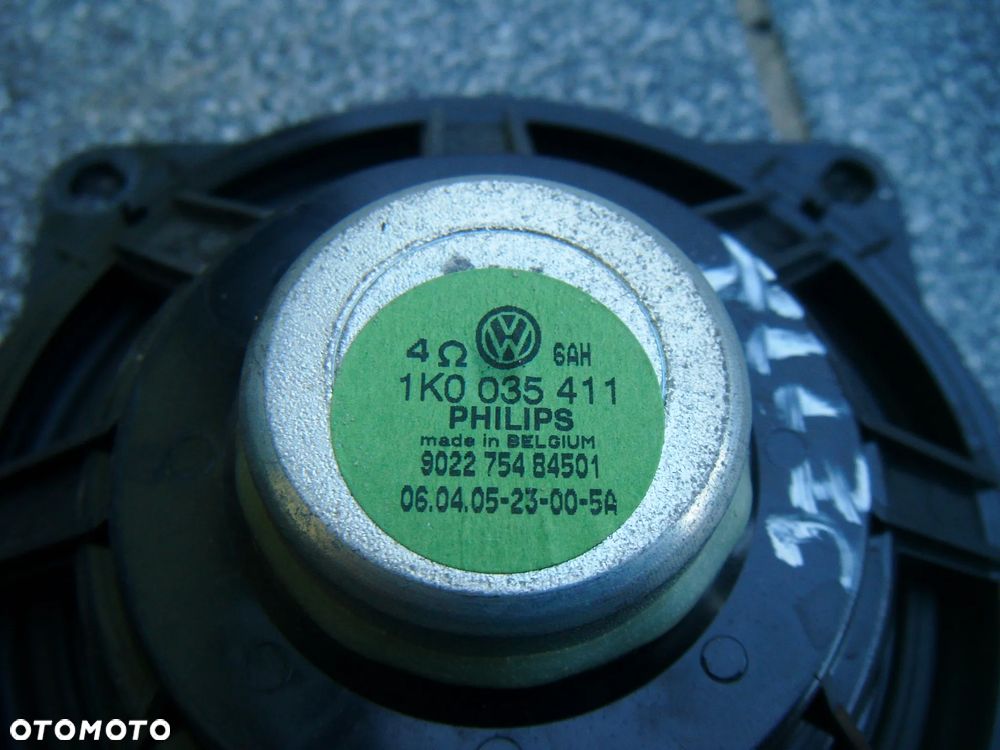 vw jetta III 07r  głośniki w drzwi przód komplet 1k0035411 - 3