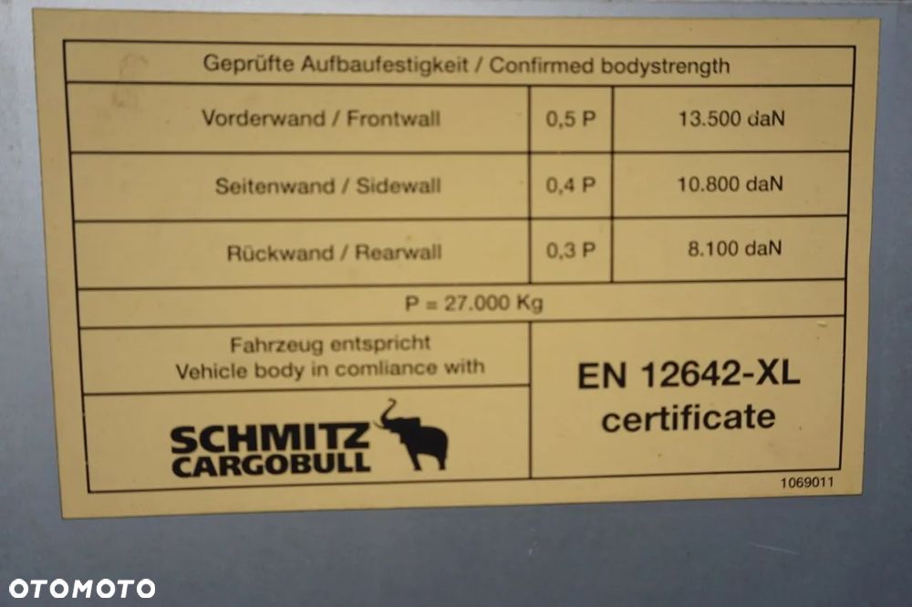 Schmitz Cargobull FIRANA MEGA 435/50 R 19,5 * 2014 * - 19