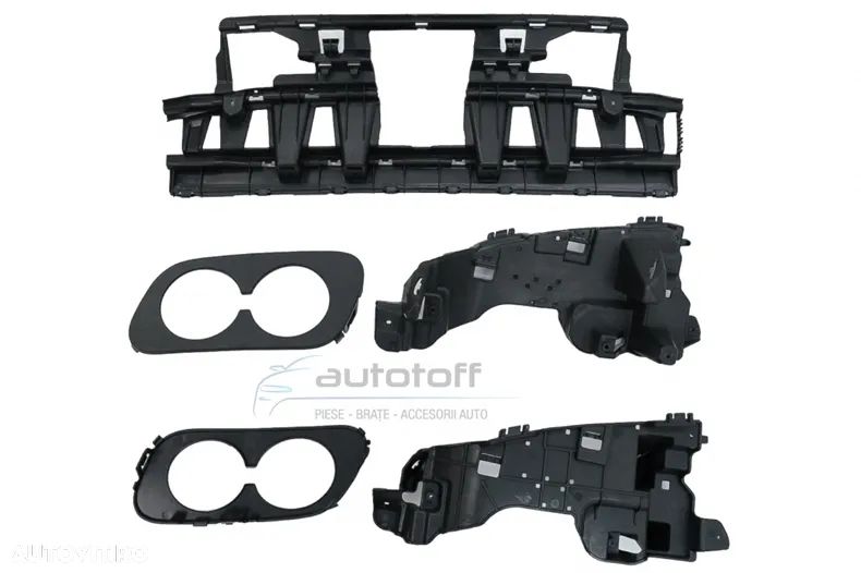 Bara Fata cu Difuzor si ornamente evacuare compatibil cu Mercedes C-Class W205 S205 (2014-2020) C63 Design - 4