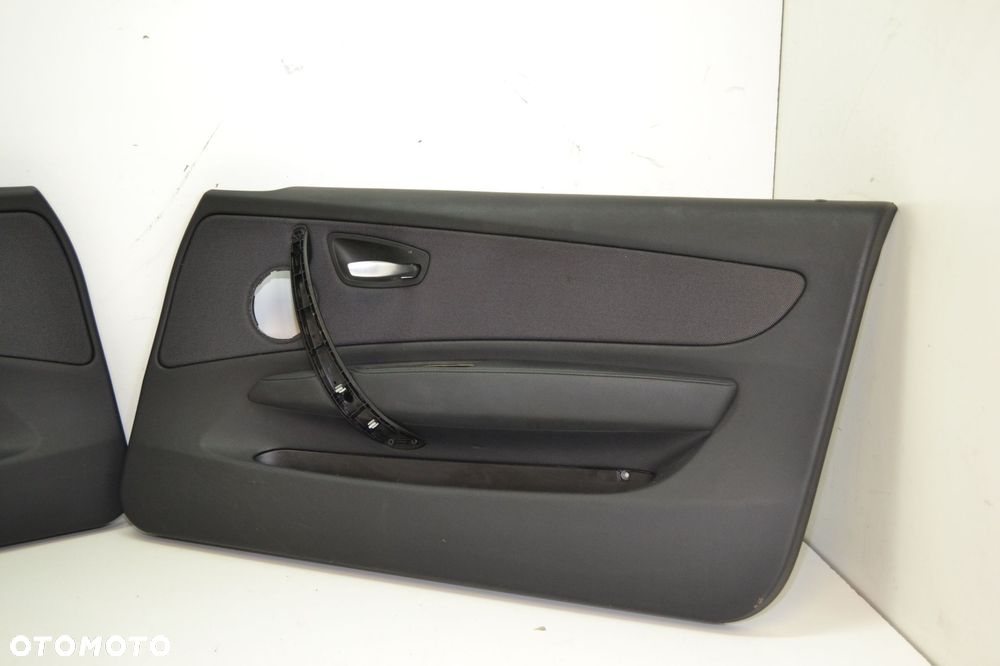 BOCZEK TAPICERKI DRZWI LEWA PRAWA KOMPLET BMW E81 E82 E88 7122654 - 2