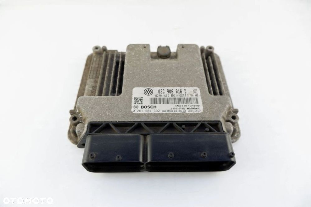 KOMPUTER STEROWNIK SILNIKA SKODA OCTAVIA II 03C906016D - 1