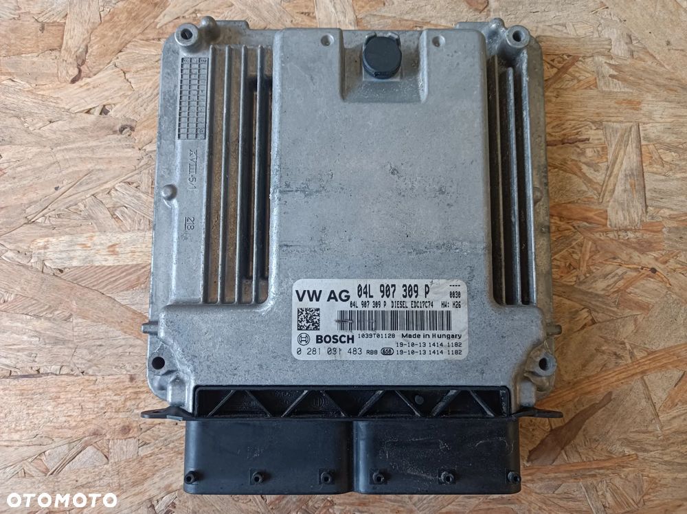 MODUŁ STEROWNIK SILNIKA VW GOLF VII SKODA OCTAVIA III 2.0 TDI 2019r. 04L907309P