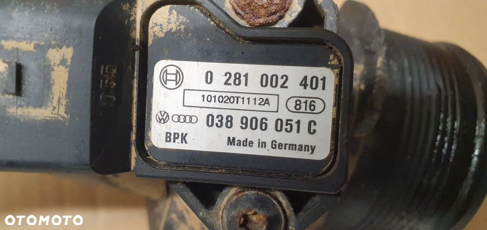 Przewód wąż rura intercoolera VW Passat B7 1.6 TDI 1K0145838AH 1K0145770AE - 11