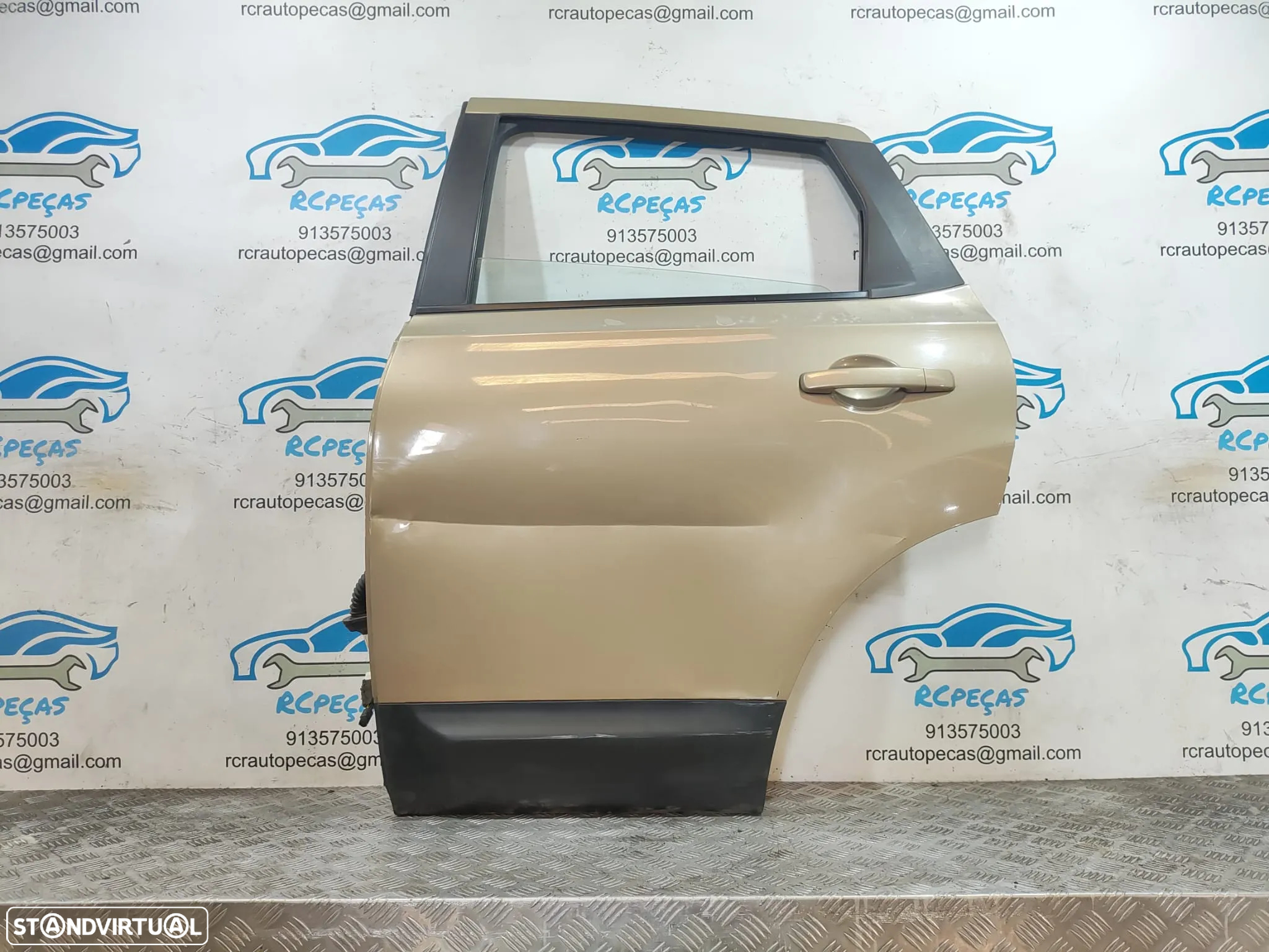 Porta Traseira Esquerda NISSAN QASHQAI J10 Fecho Elevador Motor Puxador Vidro - 2