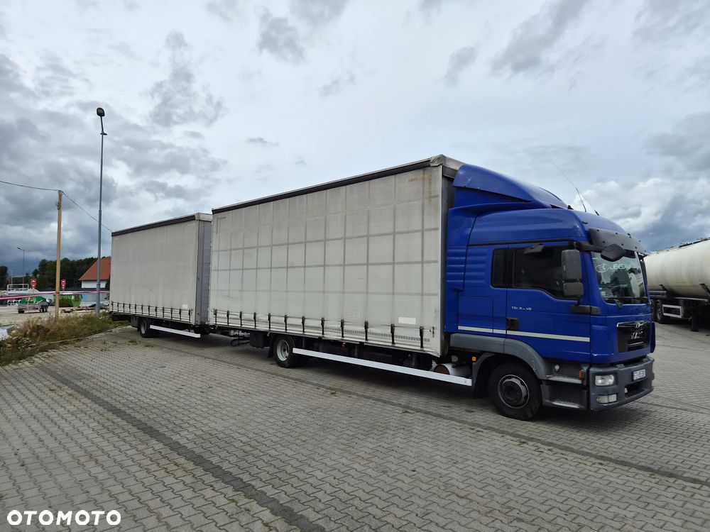 MAN TGL 8.250 ZESTAW TANDEM 120M3 / PRZESTRZENNY / 7,75 M + 7,75 M / JUMBO - 2