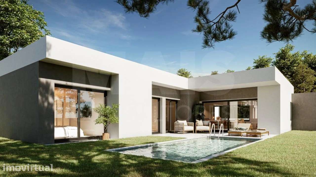 Moradia T3 Térrea Contemporânea com Piscina – Foz do Arelho - Grande imagem: 2/4
