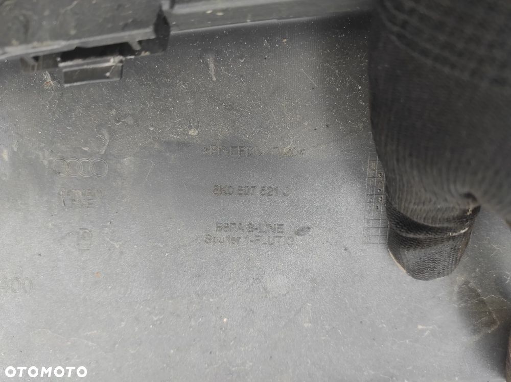 AUDI A4 B8 LIFT SEDAN AVANT S LINE DYFUZOR TYLNEGO ZDERZAKA 8K0807521J WYSYŁKA !!!!! - 8