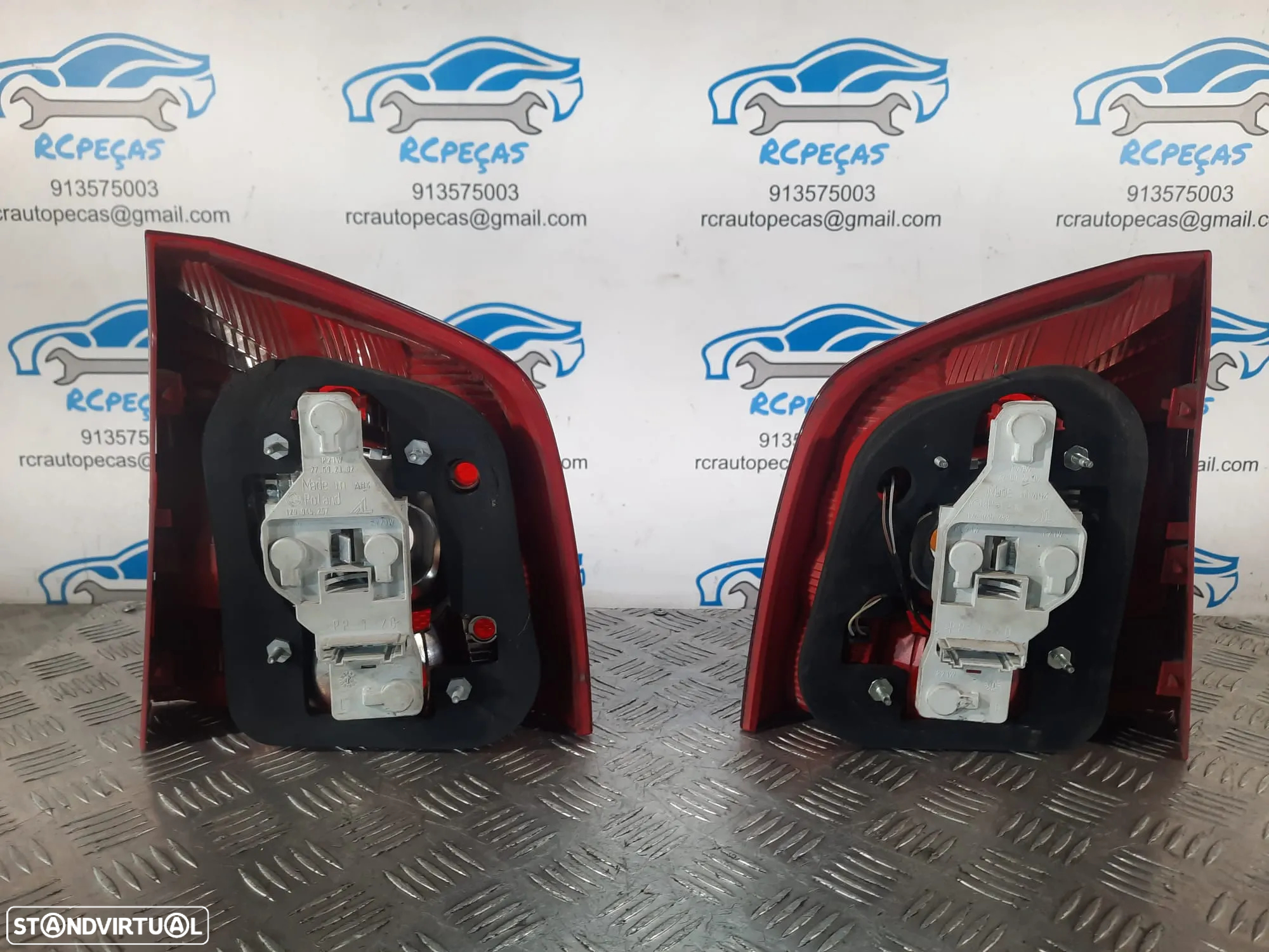 FAROLIM FAROLINS ESQUERDO DIREITO SKODA OCTAVIA II 2 MK2 BREAK COMBI CARRINHA 1Z9945111B 1Z9945111 1Z9945112B 1Z9945112 - 7