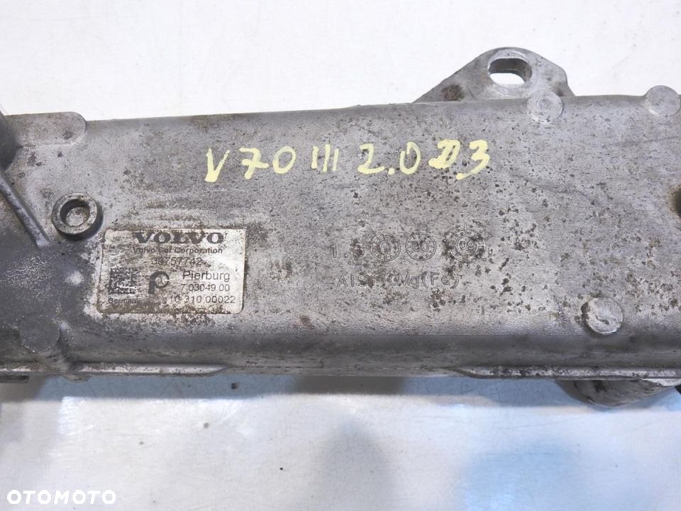 CHŁODNICZKA SPALIN VOLVO V70 III 2.0 D3 30757742 - 2