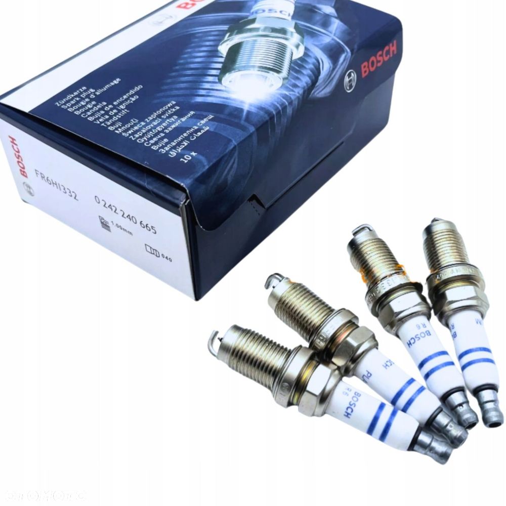 BOSCH ŚWIECA ZAPŁONOWA IRYDOWA 0 242 240 665 KOMPLET 4 SZTUKI - 1