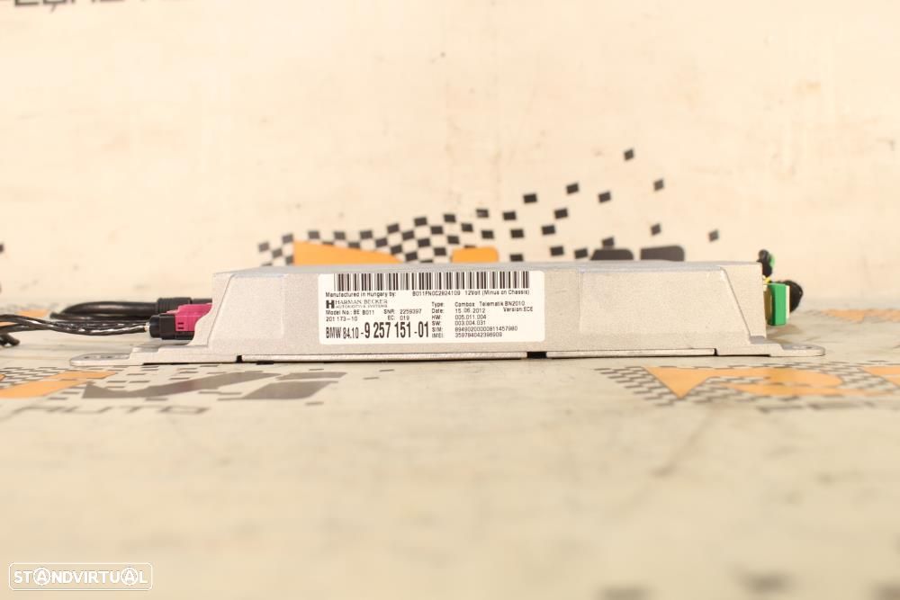 Módulo Do Bluetooth Bmw 3 (F30, F80)  84109257151 / 9257151 - 6