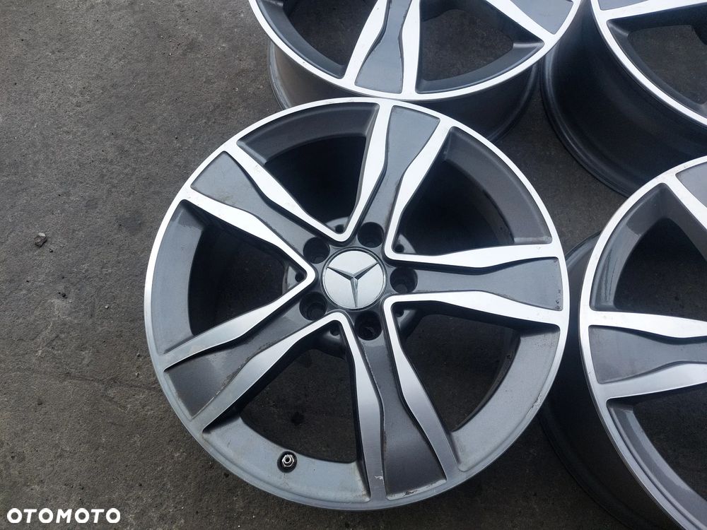 MERCEDES BENZ C KLASSE W205 FELGI ALUMINIOWE R17 7J ET48.5 5X112 OE A2054010800 PROSTE! - 2
