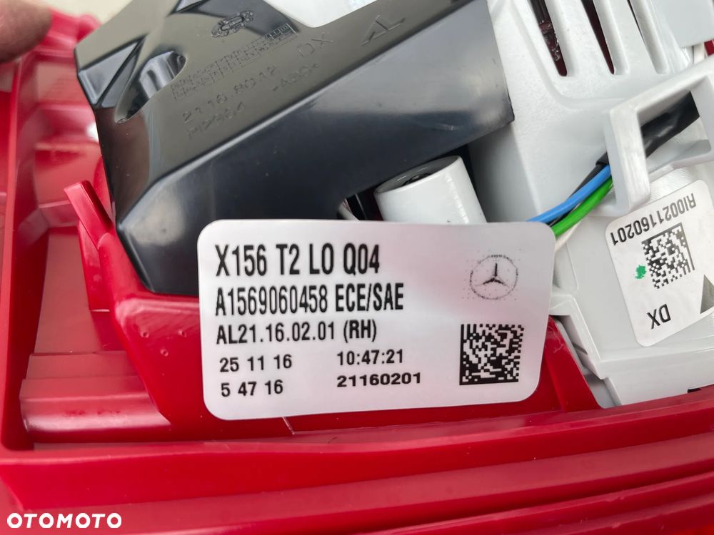 LAMPY TYLNE PRAWE MERCEDES GLA X156  2013-2016 - NOWE ORYGINALNE - 9